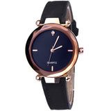Rhinestone Leather  Watch