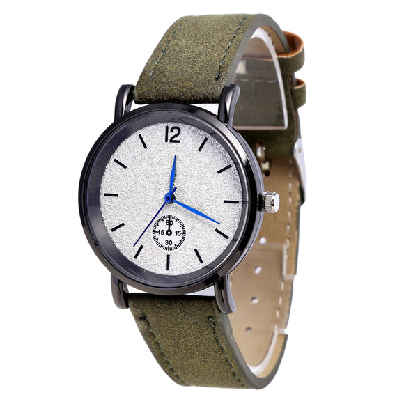Leather Analog Wrist Watch
