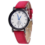 Leather Analog Wrist Watch