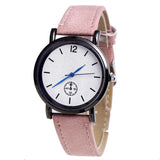 Leather Analog Wrist Watch
