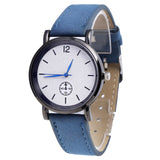 Leather Analog Wrist Watch