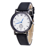 Leather Analog Wrist Watch