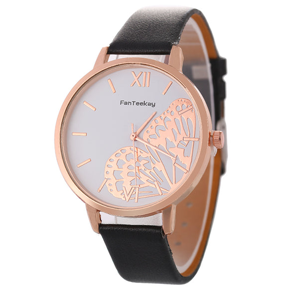 Butterfly Leather Watch