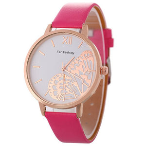 Butterfly Leather Watch