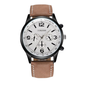 Men Sports Leather Watches