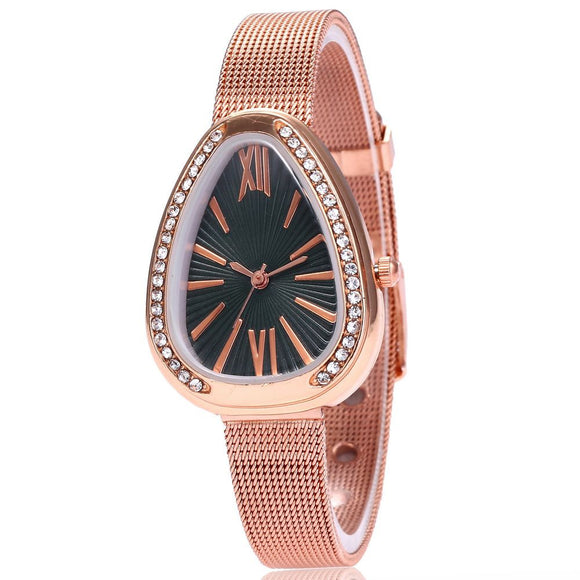 Diamond Shaped Leather Watch