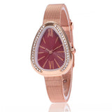 Diamond Shaped Leather Watch