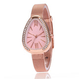 Diamond Shaped Leather Watch