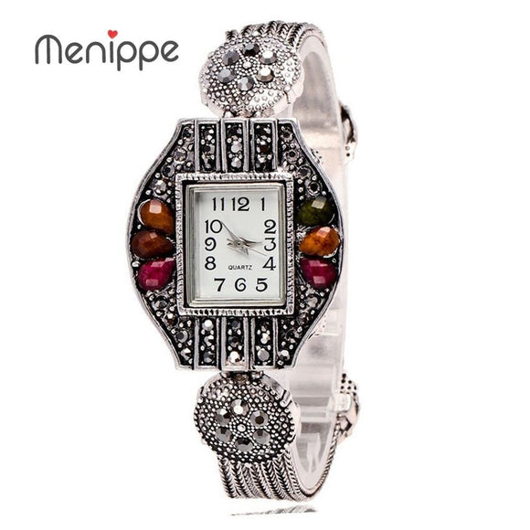 Vintage Silver Bracelet Watch