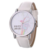 Cute Cartoon Leather Watch