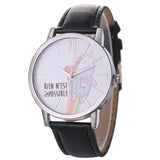 Cute Cartoon Leather Watch