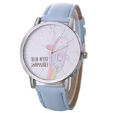 Cute Cartoon Leather Watch