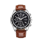 Wristwatches Luxury Leather Strap Watch