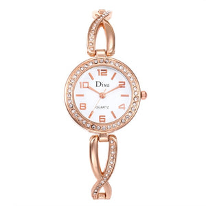Crystal Rhinestone Stainless Steel Watch
