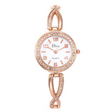 Crystal Rhinestone Stainless Steel Watch