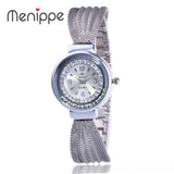 Rhinestone Design Metal Watch