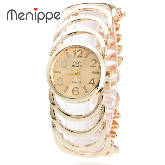 Elegant Leisure Steel Belt Bracelet Watch