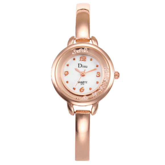 Crystal Rose Gold Watch