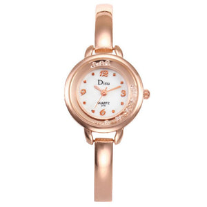 Crystal Rose Gold Watch
