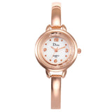 Crystal Rose Gold Watch