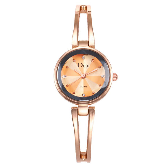 Crystal Rose Gold Watch