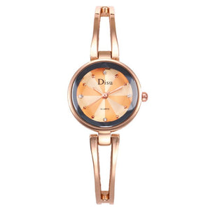 Crystal Rose Gold Watch