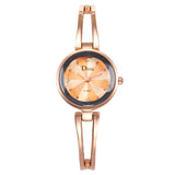 Crystal Rose Gold Watch