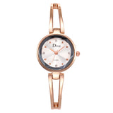 Crystal Rose Gold Watch