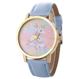 Unicorn Rainbow Leather Watch