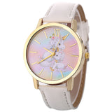 Unicorn Rainbow Leather Watch