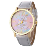Unicorn Rainbow Leather Watch