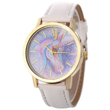 Unicorn Leather Wrist Watch