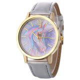 Unicorn Leather Wrist Watch