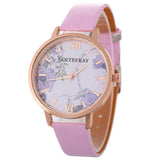 Flower Leather Watch