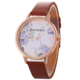 Flower Leather Watch