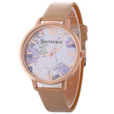 Flower Leather Watch