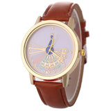 Patterned Leather Watch