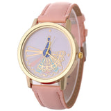 Patterned Leather Watch