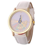 Patterned Leather Watch