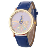 Patterned Leather Watch