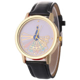 Patterned Leather Watch