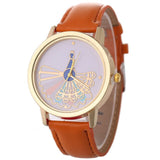 Patterned Leather Watch