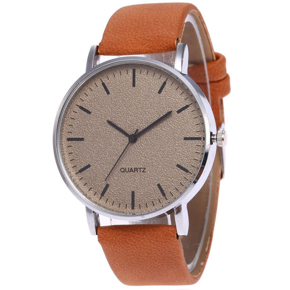 Leather Stainless Watch