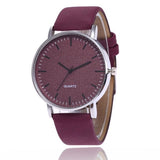 Leather Stainless Watch