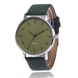 Leather Stainless Watch