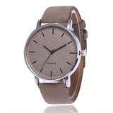 Leather Stainless Watch
