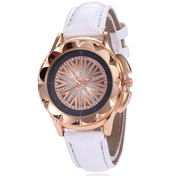 Gold Leather Watch