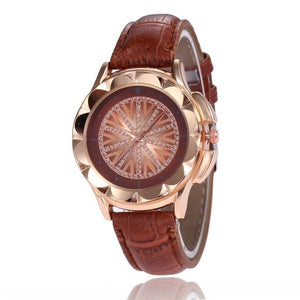 Gold Leather Watch