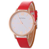 Casual Analog Leather Watch