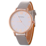 Casual Analog Leather Watch